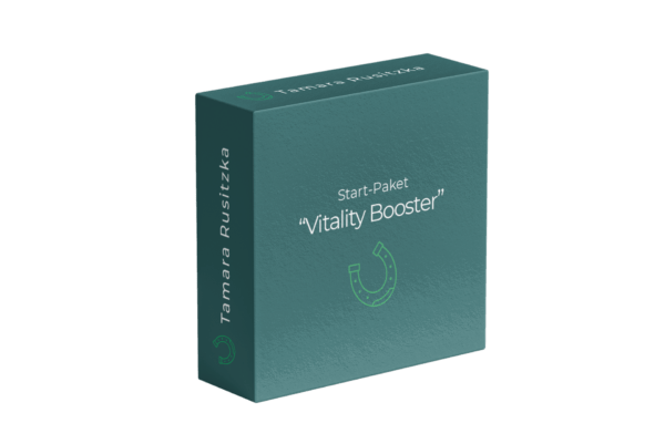 Verpackung des Vitality Booster Behandlungspakets von Tamara Rusitzka